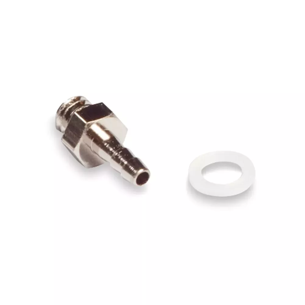 1/16″ x 8-32 Brass Barb with Washer (Pkg of 15)