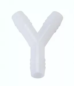 1/2" Barbed Y, Plastic