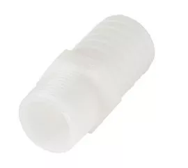 1/2" MPT x 5/8" Barb Adapter, Plastic