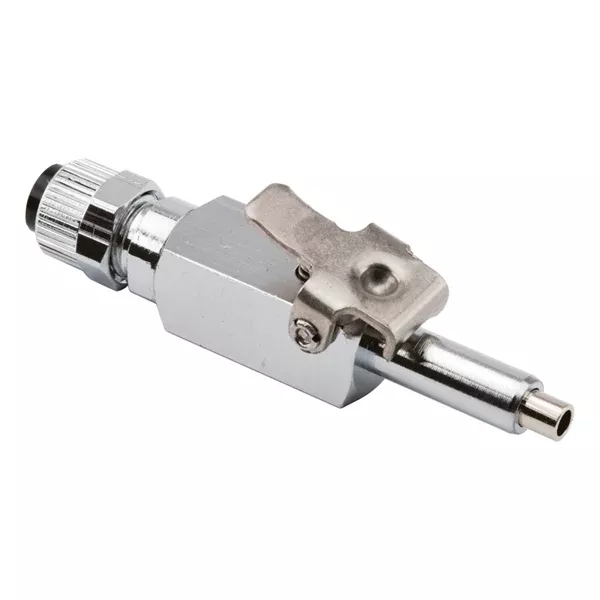 1/4" Poly Q.D. w/ Shut-off, Male 1/4"