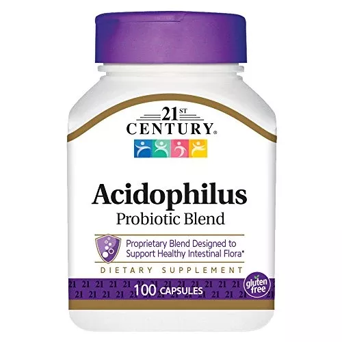 21st Century Acidophilus High-Potency Capsules - 100 ea