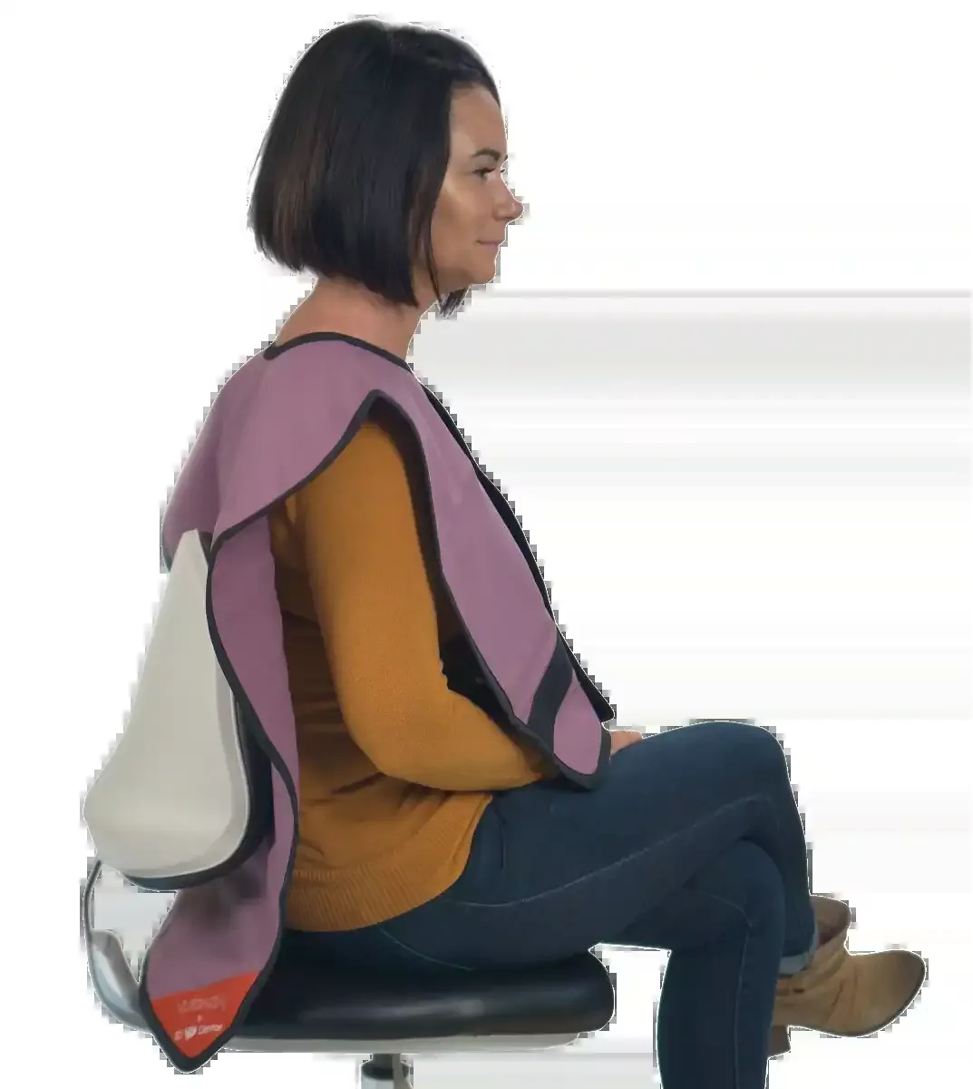 3D - Lead Apron Panoramic Poncho Mauve
