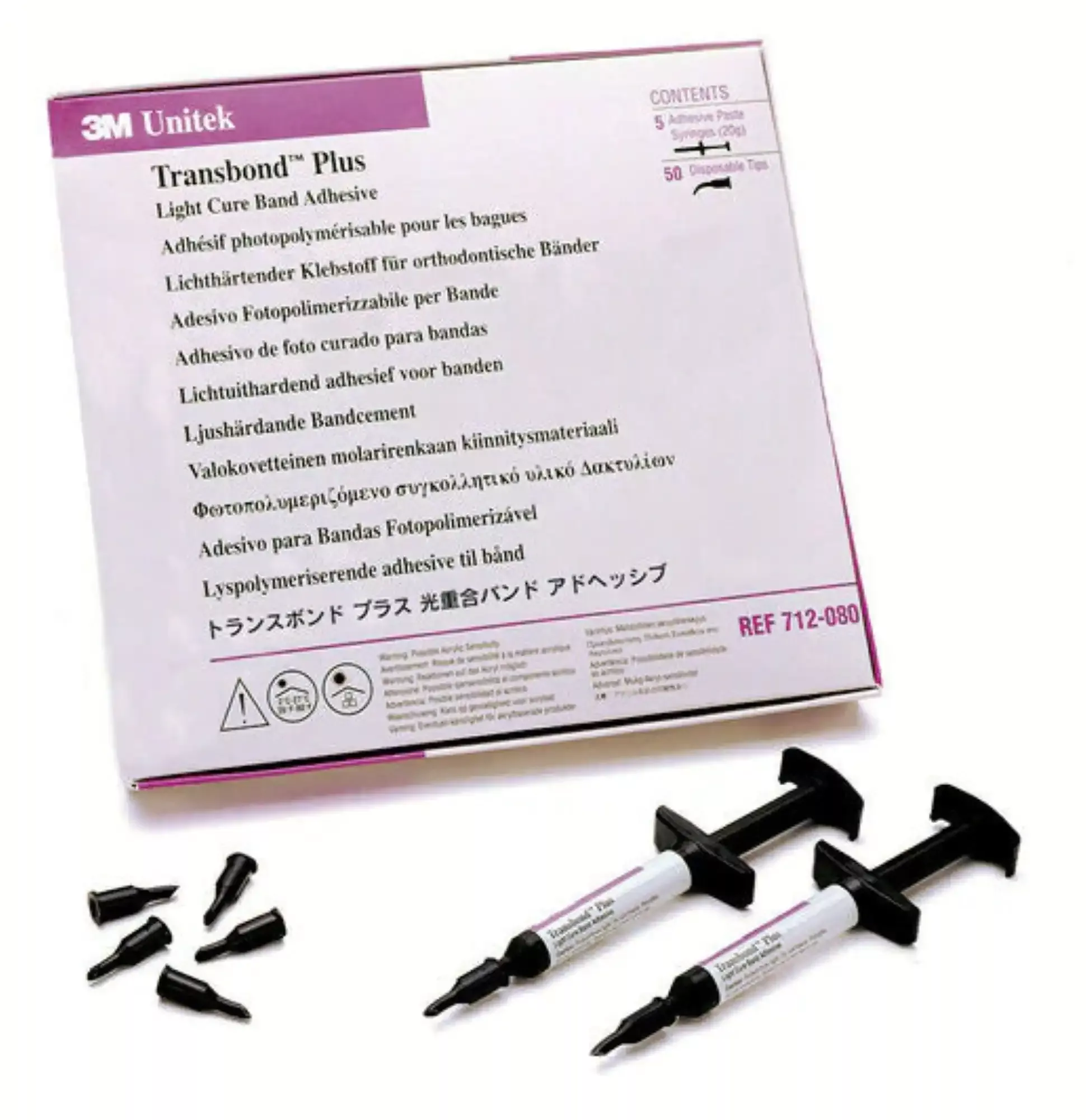 3M Unitek - TransBond PLUS light-curing adhesive for fixing molar rings, syringe 4 g, 3M
