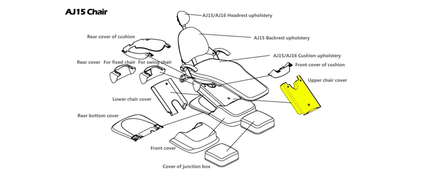 ADS AJ15 Upper Chair Cover