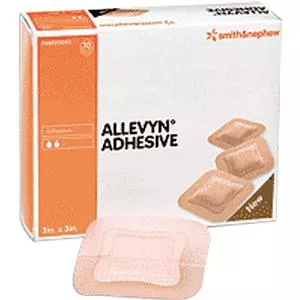 Allevyn Adhesive Hydrocellular Dressing 3" X 3"- 1 Each