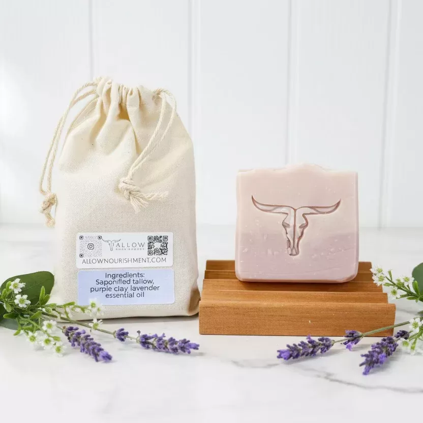 Allow Nourishment Purple Clay Lavender