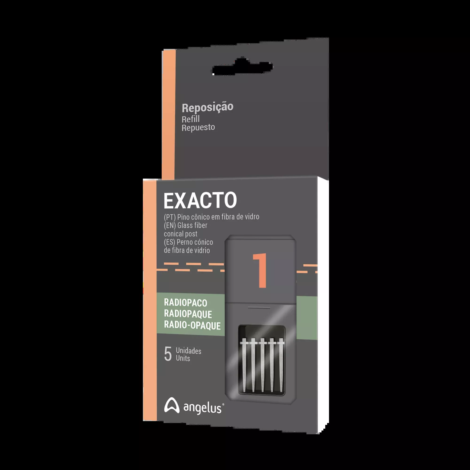 Angelus - Exacto Translucent Posts Refill #1. 5 posts