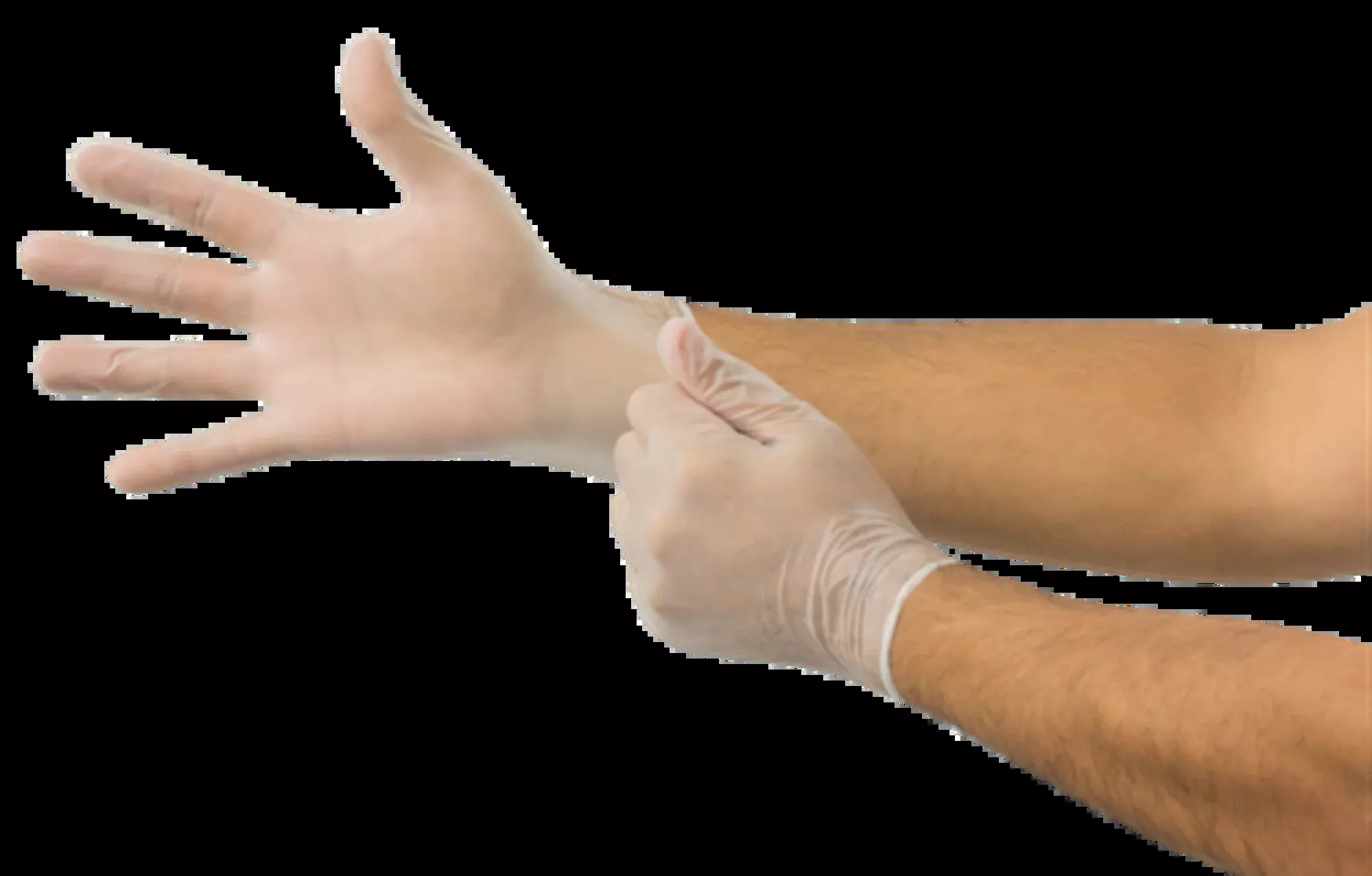 Ansell - Micro-Touch Elite PF Vinyl Glove Large 100/bx