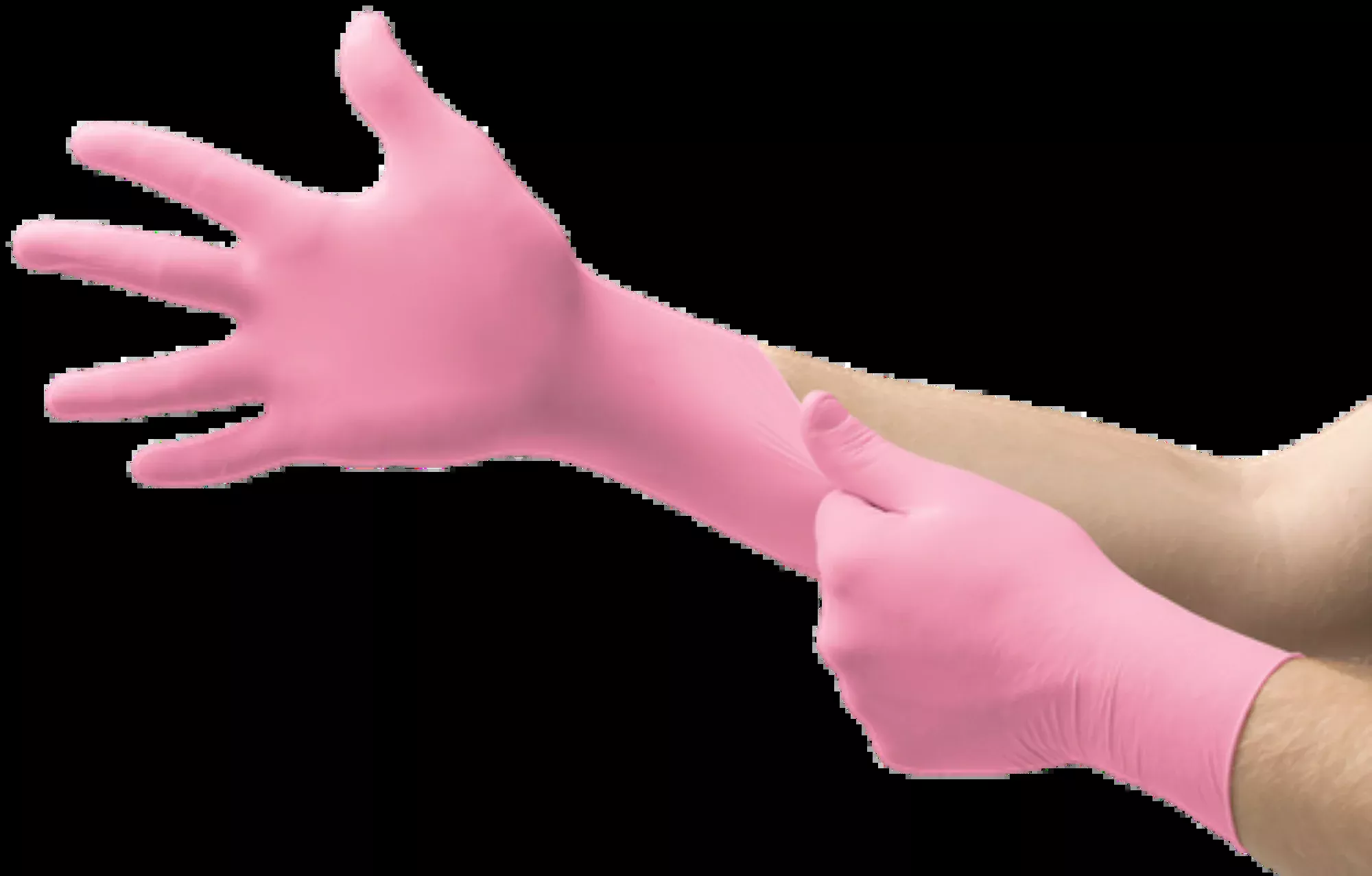 Ansell - Micro-Touch NitraFree Nitrile Gloves Medium 100/Box