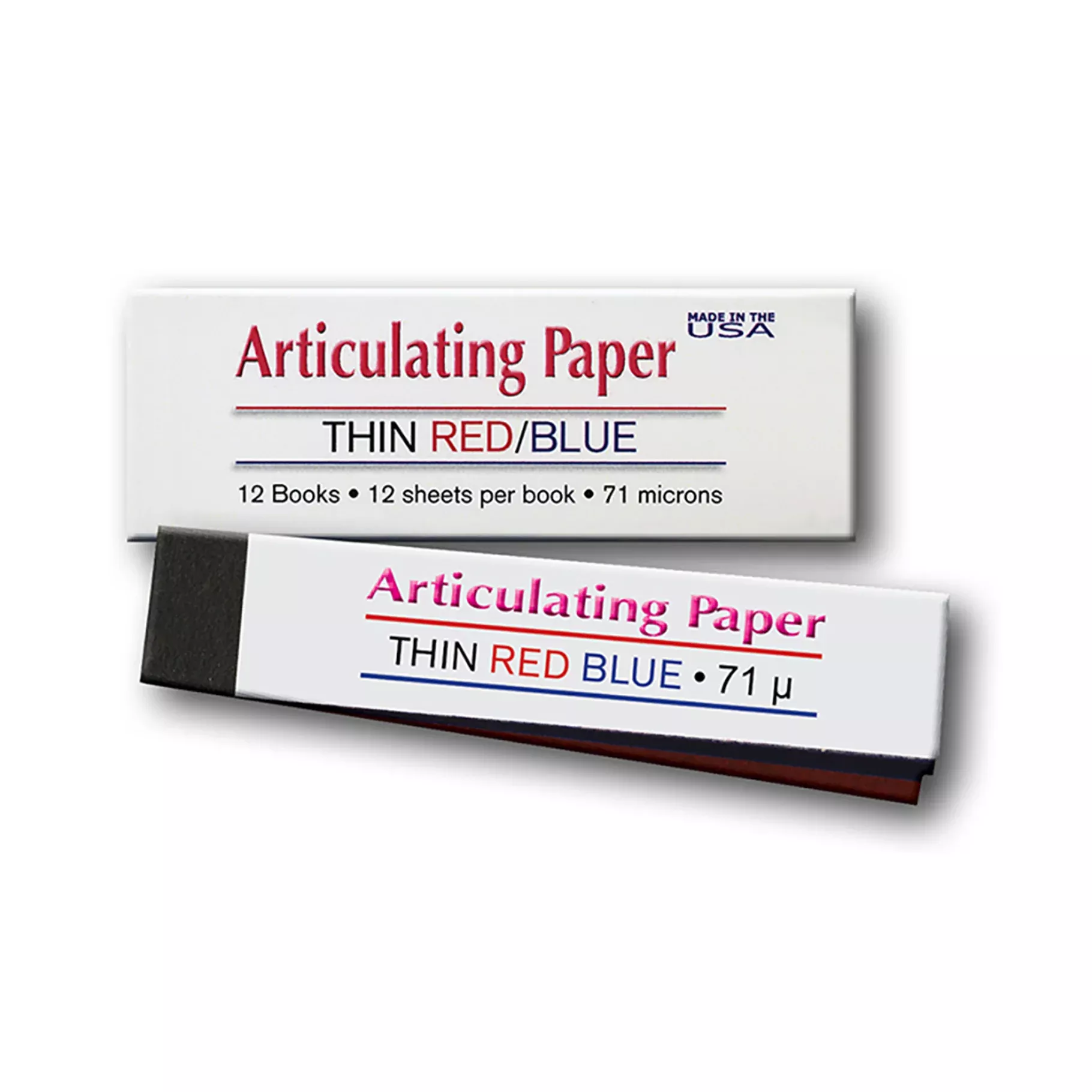 Articulating Paper 71 Microns (.003") Red/Blue (144)