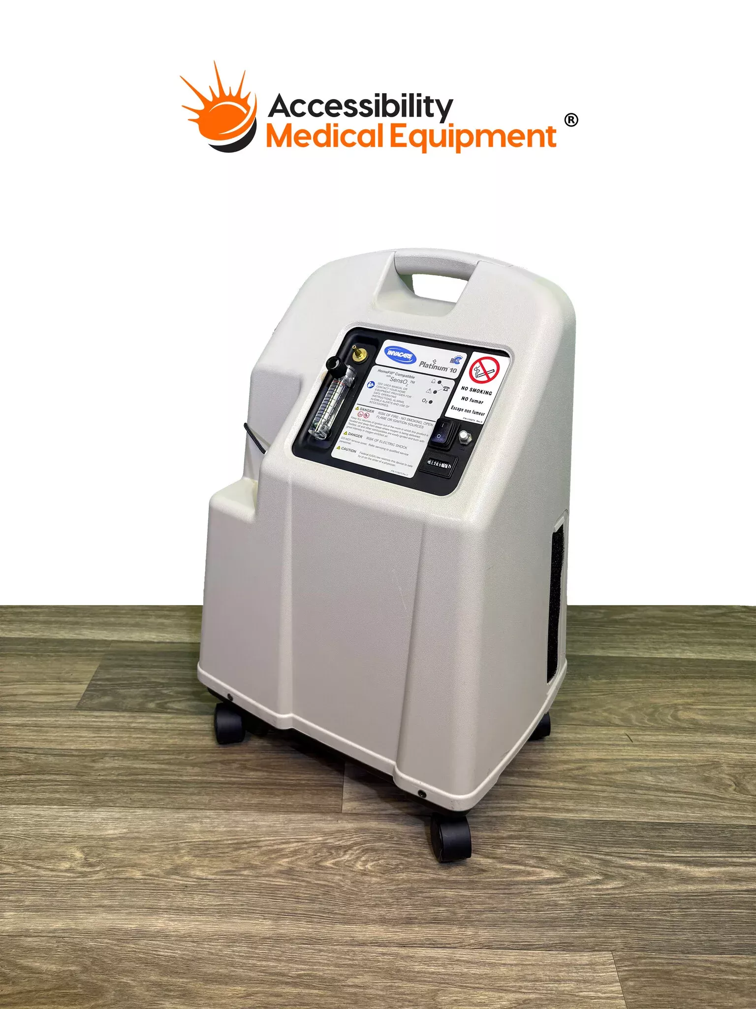 As-Is Invacare Platinum 10L Stationary Oxygen Concentrator (Rx Required)