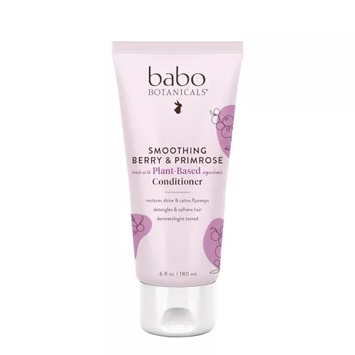 Babo Botanicals Conditioner - Moisturizing, Hypoallergenic, Detangles Hair - 8oz