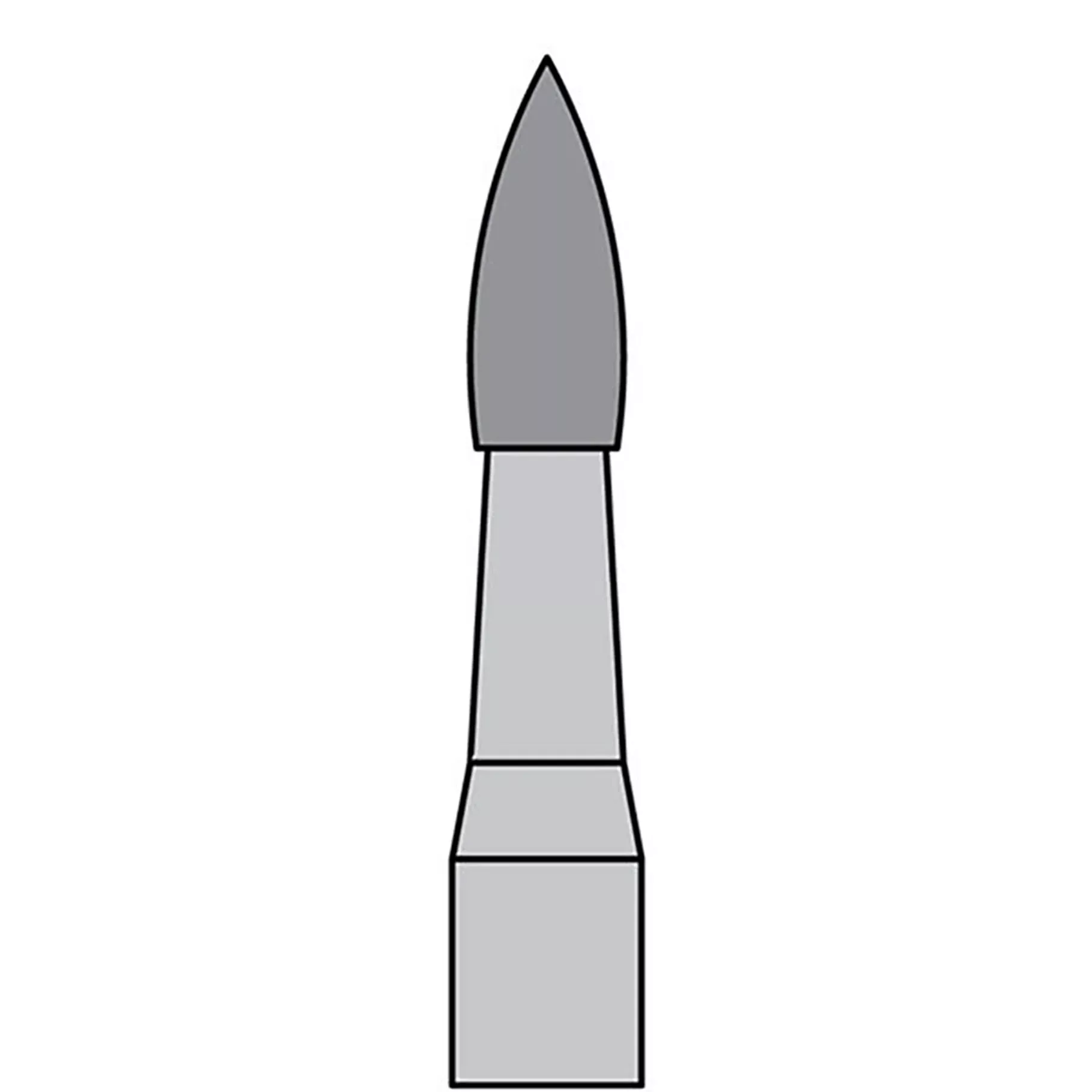BurPlus Carbide Bur TF #9903 30-Blade Flame (5)