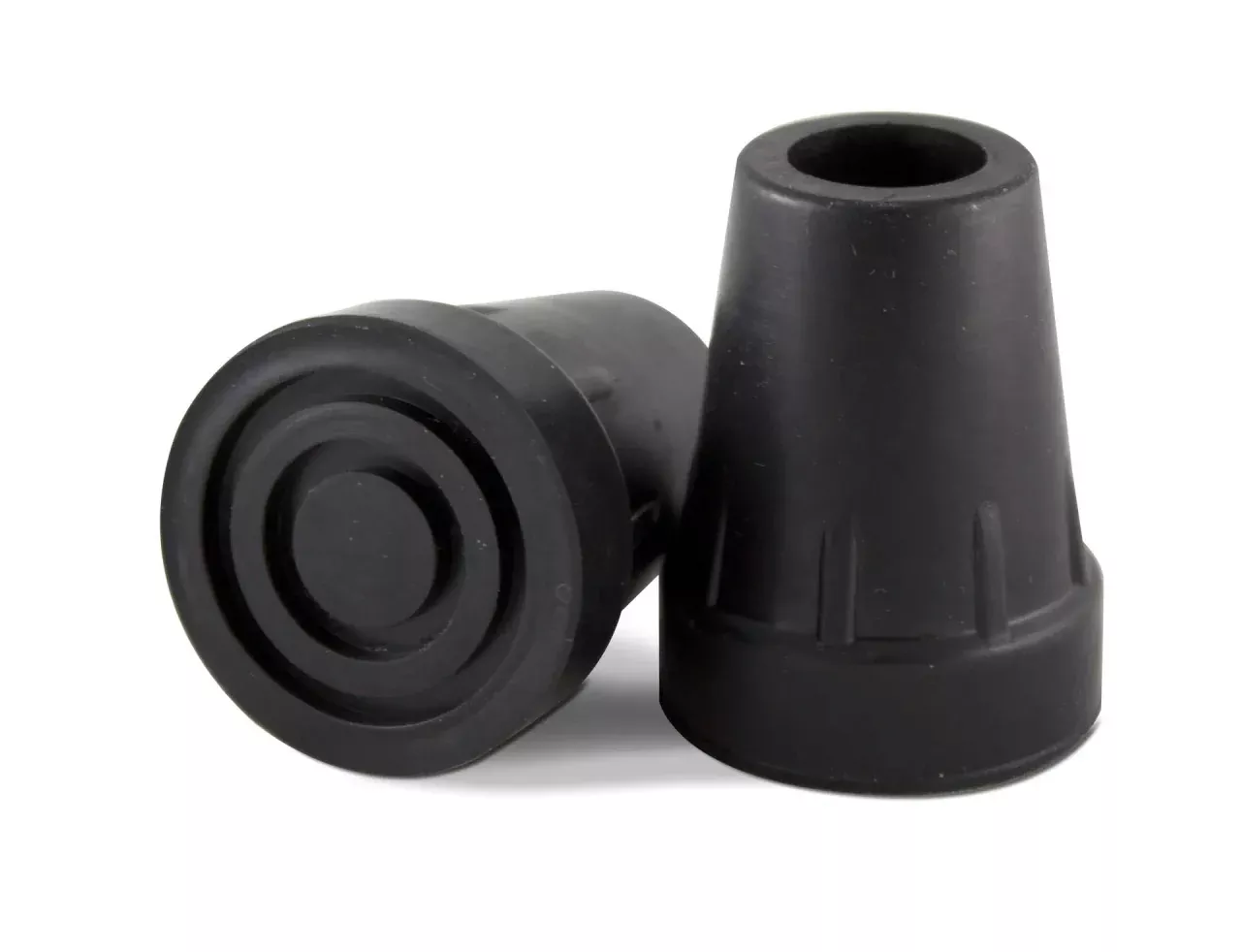 Cane Tips, 5/8", Black- Pack(age) of 2