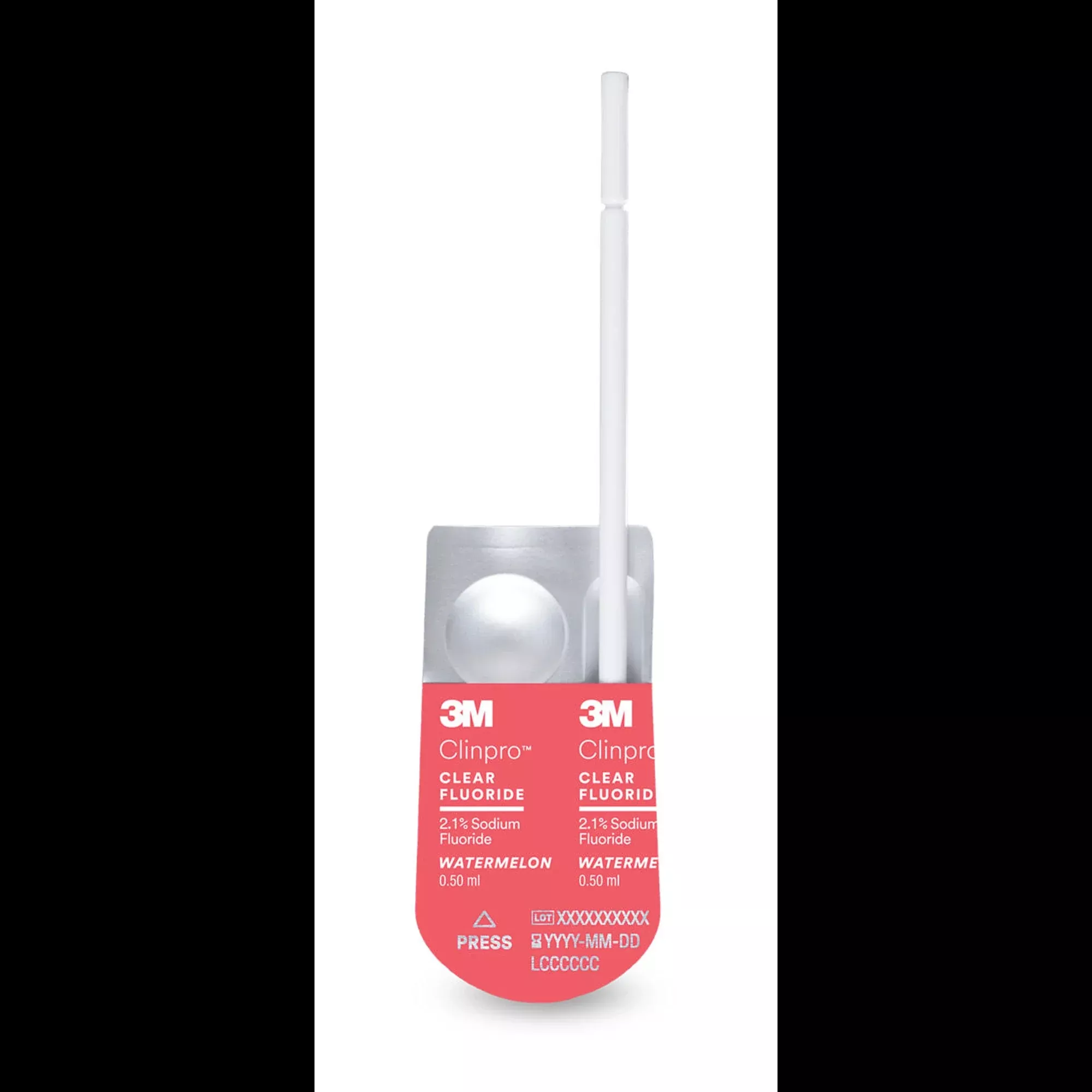 Clinpro Clear Fluoride Treatment 0.5mL 50/Pk Watermelon (7200W)
