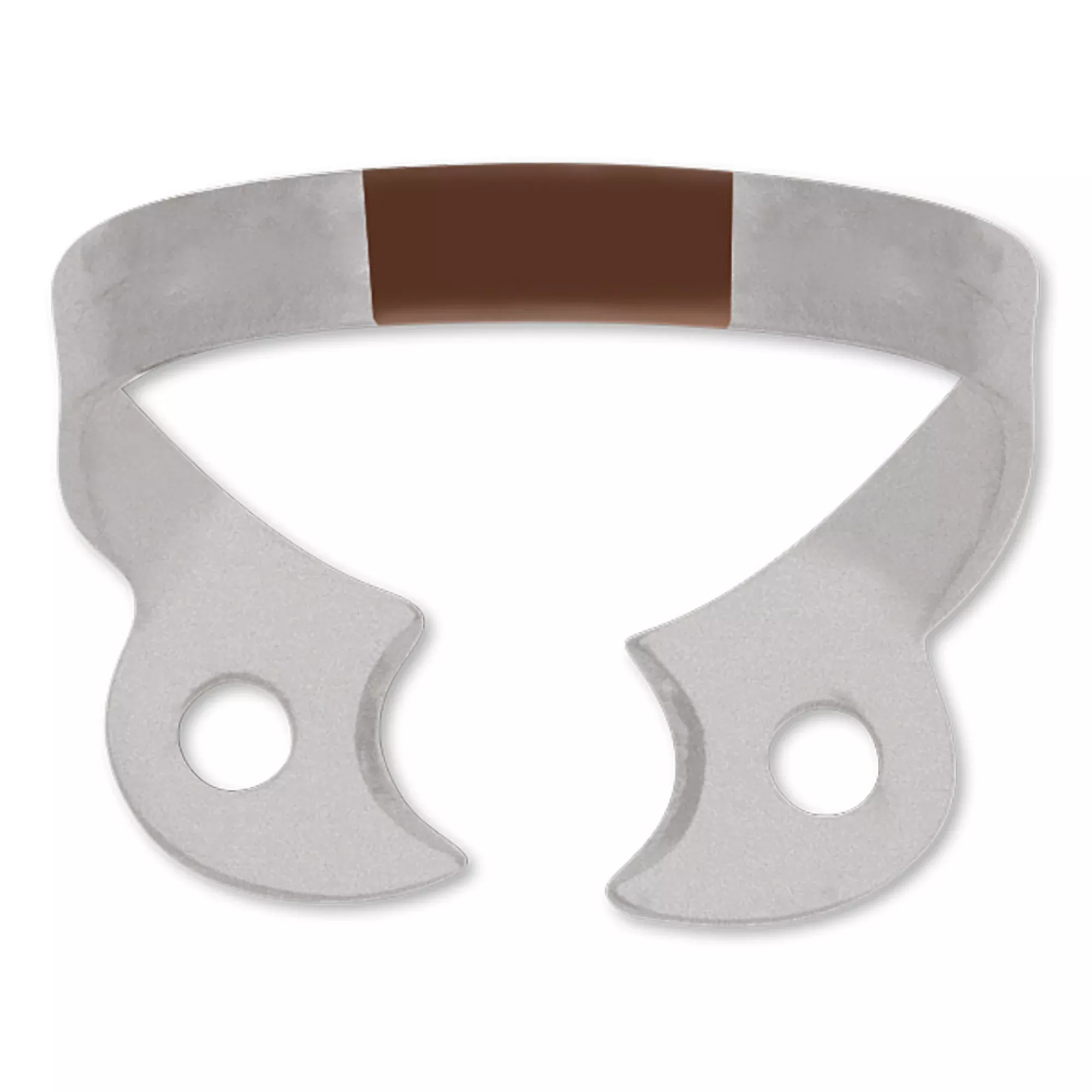 Coltene - Fiesta #W2 (Brown) Rubber Dam Clamp, Single Clamp