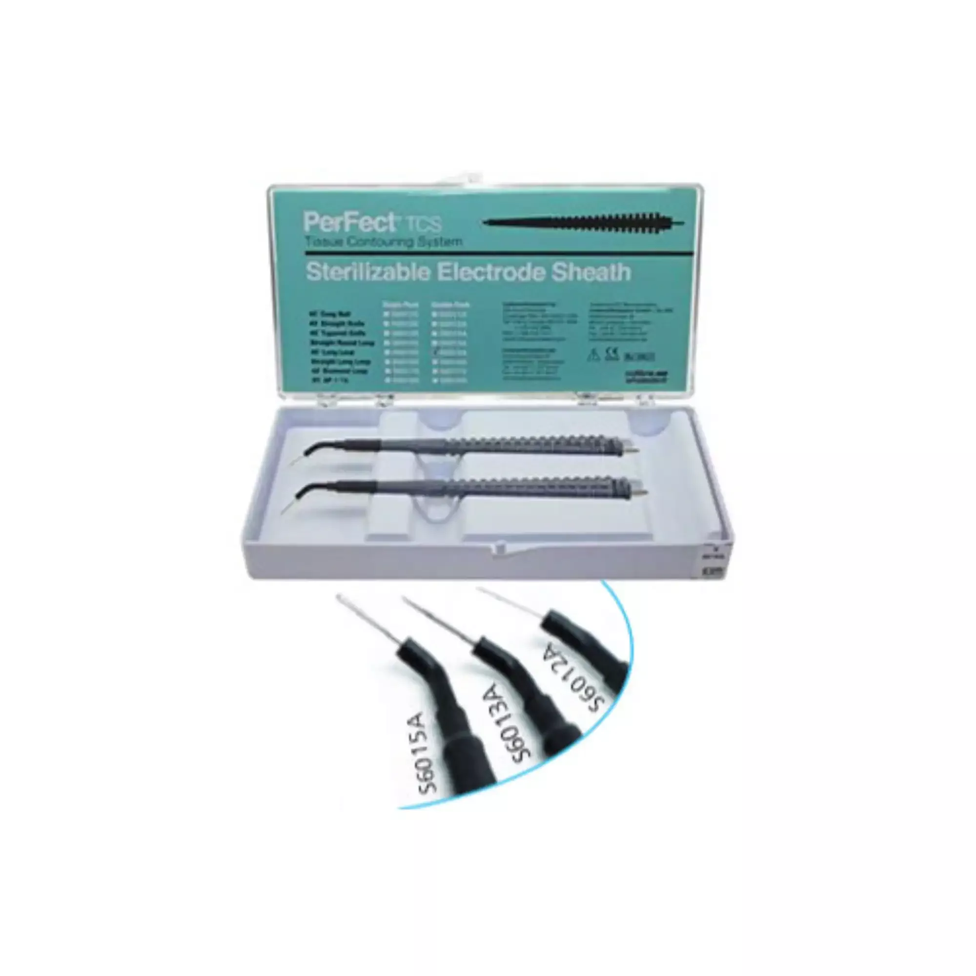 Coltene - PerFect TCS 45 degree Long Loop Sterilizable Electrode Sheaths, Package of 2