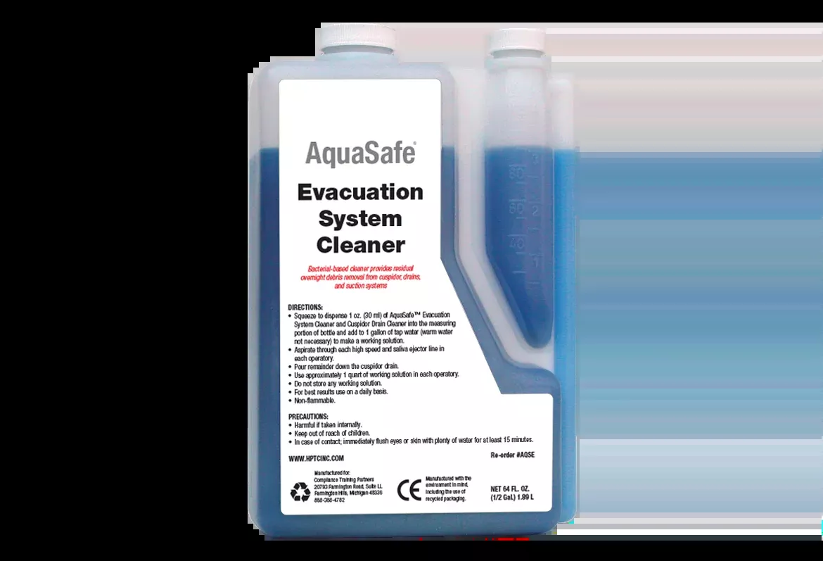 Compliance Training Partners AquaSafe Evacuation System Cleaner (2 Pack)