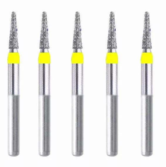 Conical, Dome End 1.6 mm Dia. Extra Fine Grit Diamond Bur 5 per pack. 194.16EF3