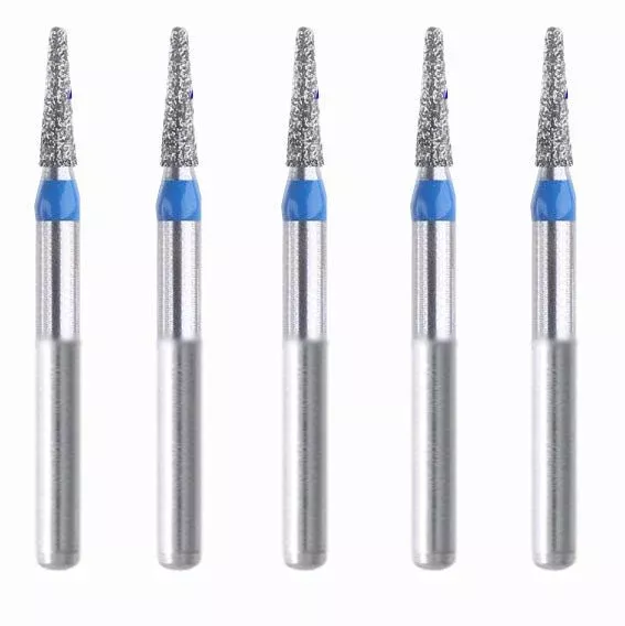 Conical, Dome End 1.6 mm Dia. Medium Grit Diamond Bur 5 per pack. 194.16M5