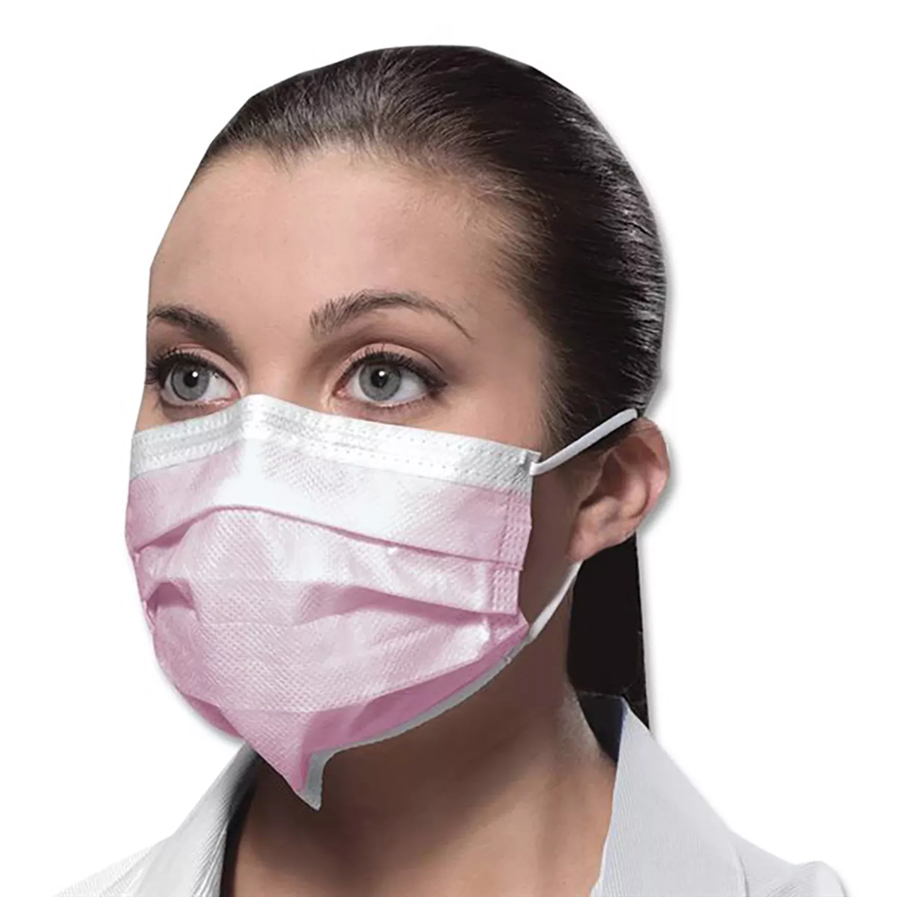 Crosstex Isofluid Earloop Mask Level 1 Pink (50)