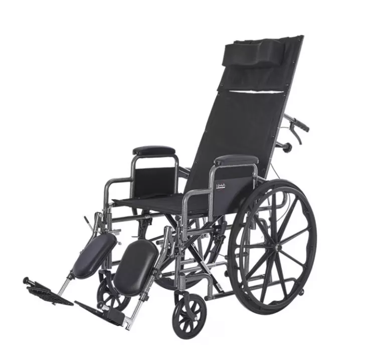 Deluxe Reclining Desk Arm Wheelchair