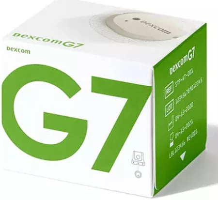 Dexcom G7 All-in-one Sensor And Transmitter With Tandem Integrated Capability, Retail- Box of 1