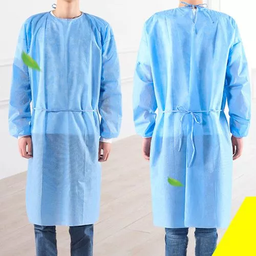 Disposable Tie-Back Protective Isolation Gown, ONE Size 50 pcs/BOX