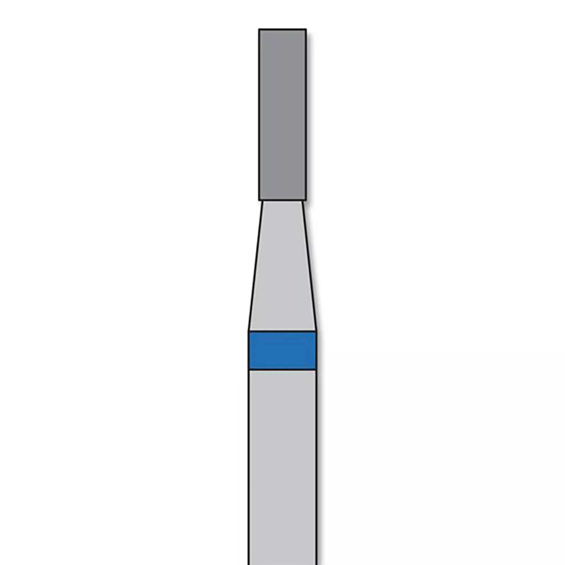 iSmile ValuDiamond Flat End Cylinder 835-010 M (10)
