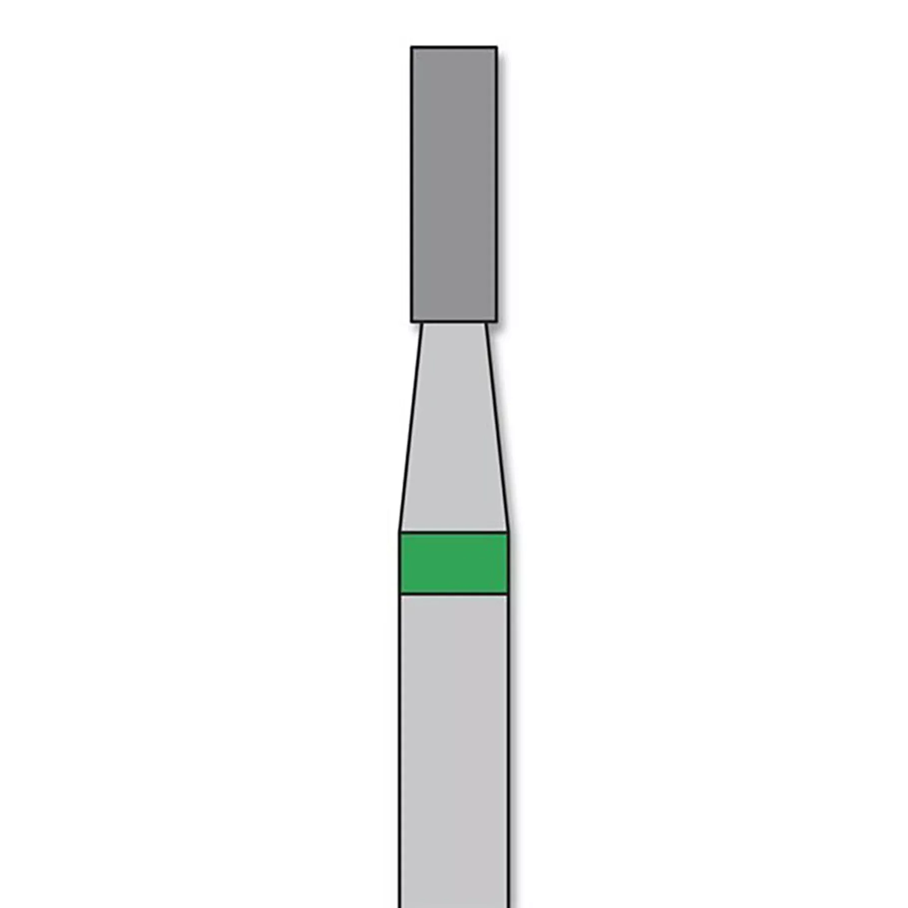 iSmile ValuDiamond Flat End Cylinder 835-012 C (10)