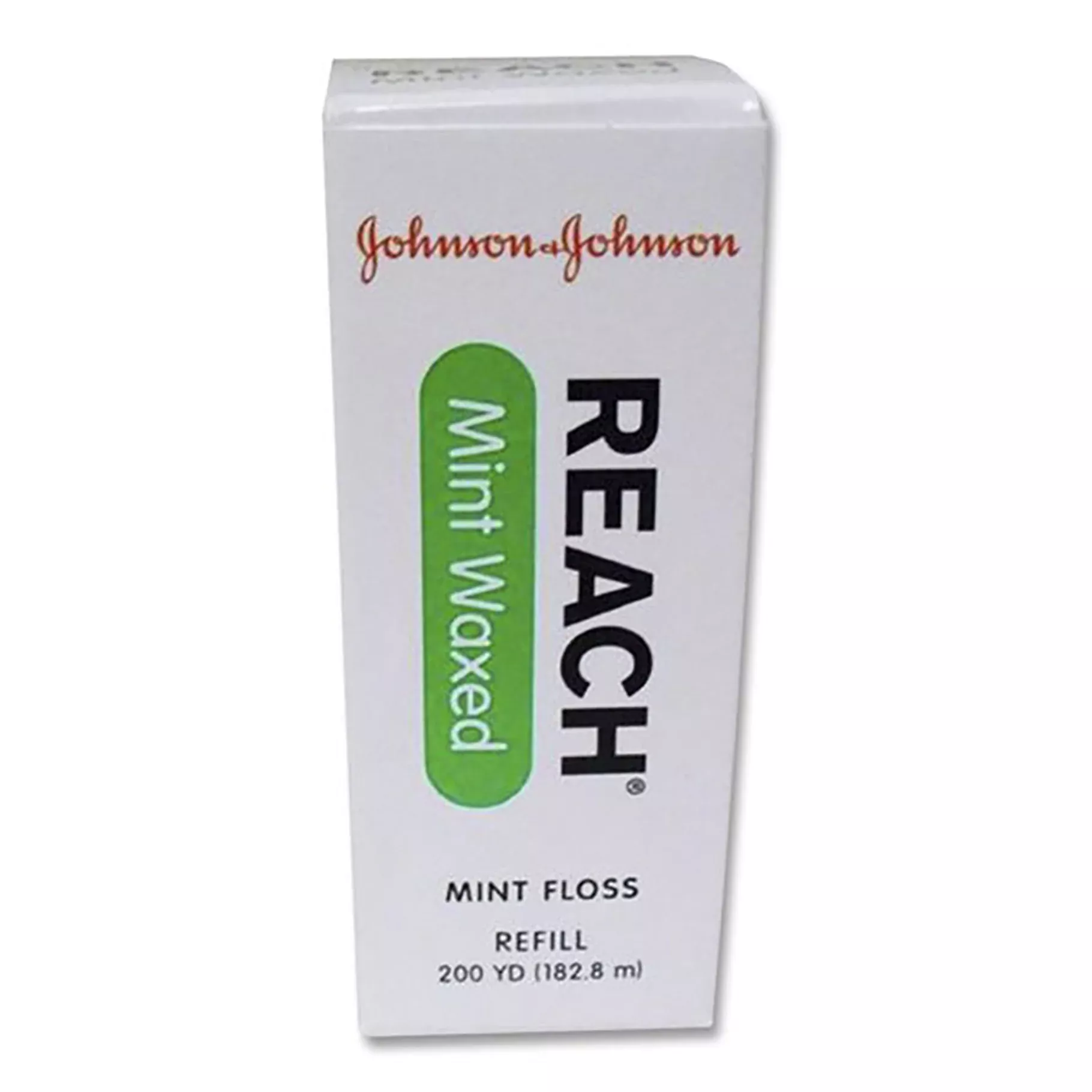J&J Reach Dental Floss- Professional Size Waxed Mint (200yd roll)