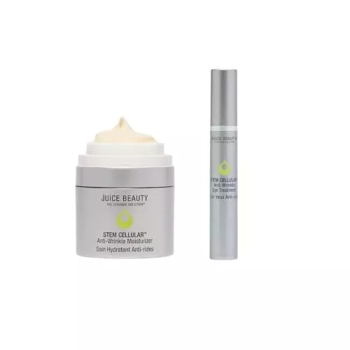 Juice Beauty Skin Care Set - Hydrating Moisturizer & Eye Treatment, Organic Ingredients - 2 Items