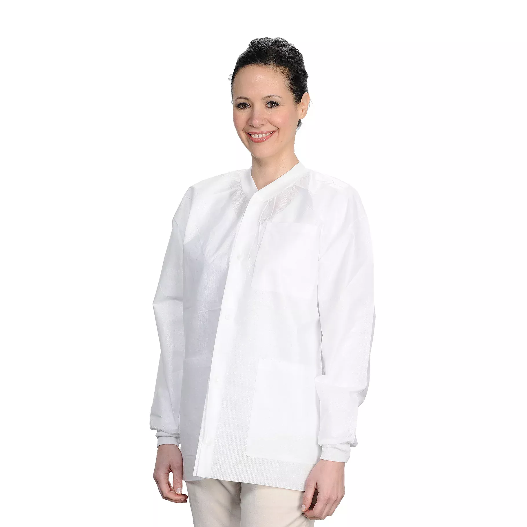 MaxCare Extra-Safe Hip Length Jacket White S (10)