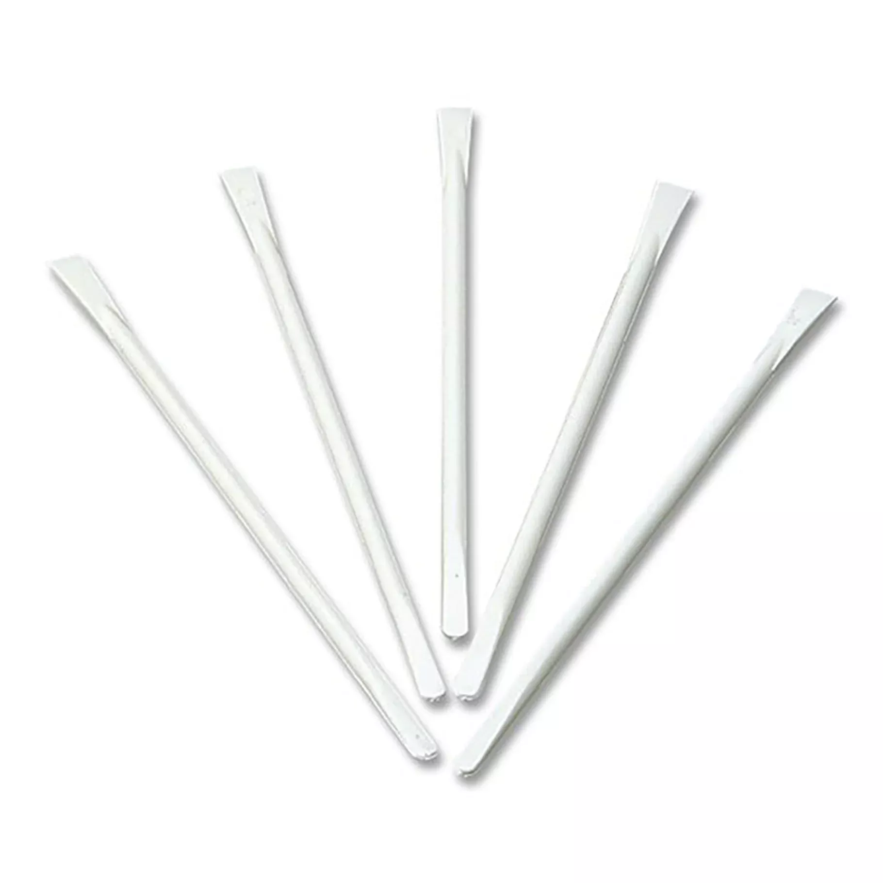 Mixtik Mixing Spatulas Thin White Rigid 4-1/2" (100)