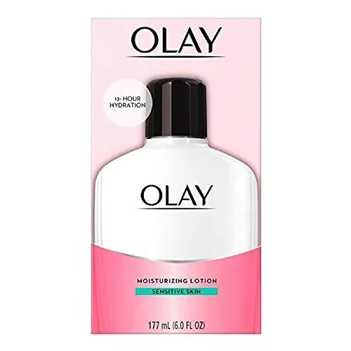 OLAY Moisturizing Lotion for Sensitive Skin, 12 Hour Hydration, 6 oz*