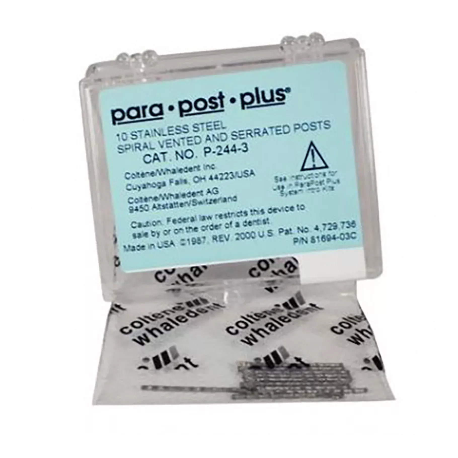 ParaPost Plus Posts SS P244 Refill 0.07 Green (10)