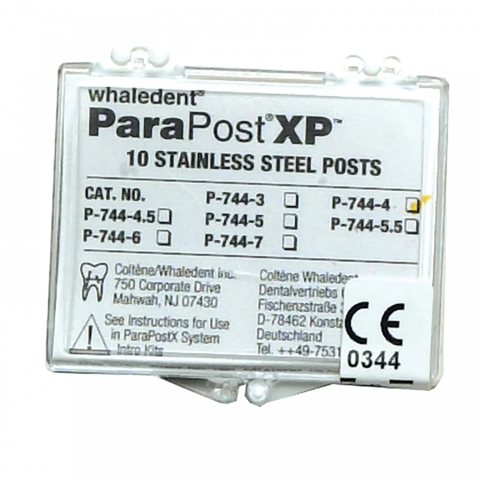 ParaPost XP Posts SS P744 Refill 0.045 Blue (10)