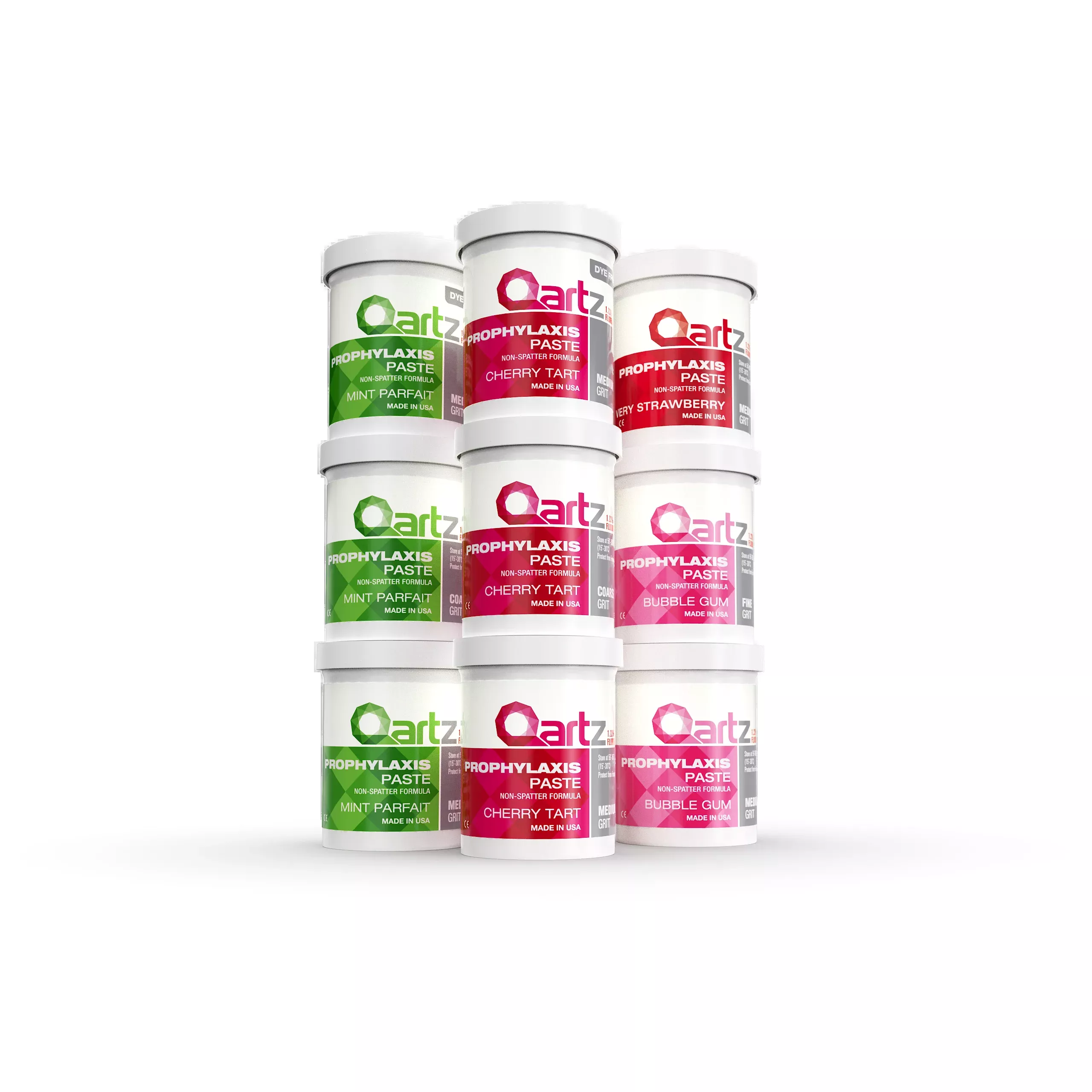 Qartz Prophy Paste Jars x 340g