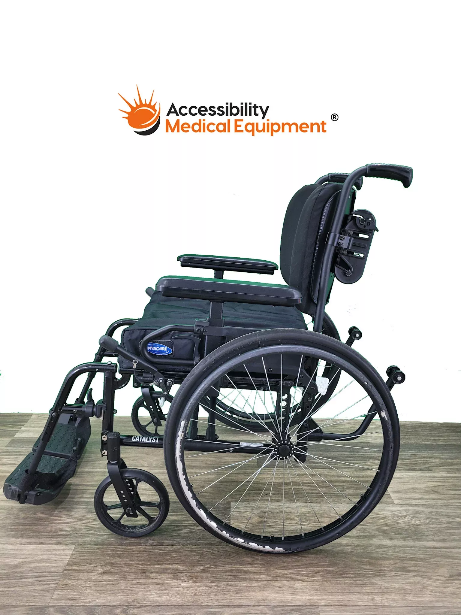 Refurbished Ki Mobility 5VX Catalyst Manual Wheelchair, Black