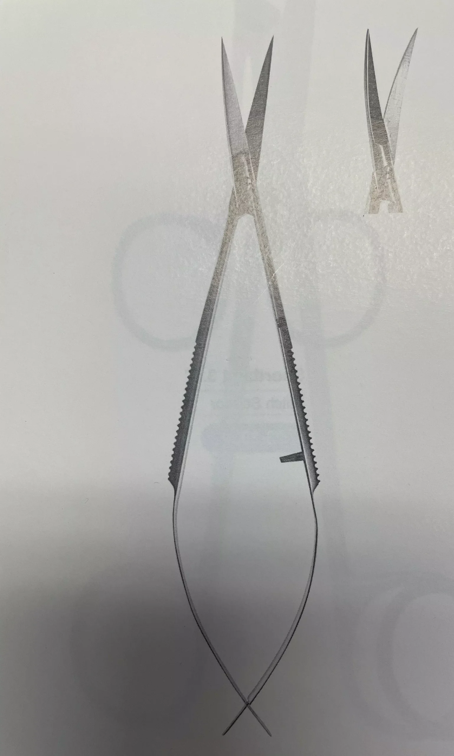Scissor Castroviejo 4.55" Curved