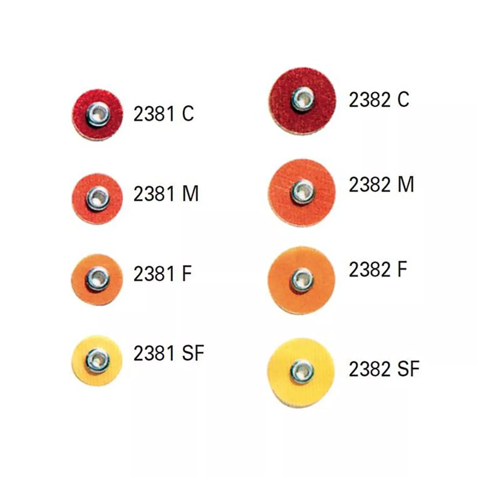 Sof-Lex Extra-Thin Contouring and Polishing Discs 1/2" Super Fine (85)