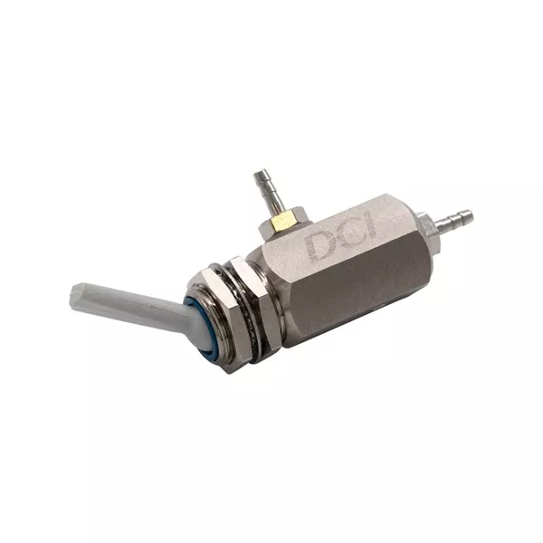 Toggle Valve, Momentary, 3-Way, Normally Closed, Gray