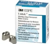 Unitek Crowns SS Perm Molar Set 80/Bx